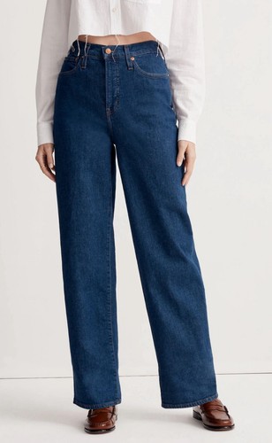 NWT Madewell The Perfect Vintage Wide-Leg Jean Womens Sz 33 New