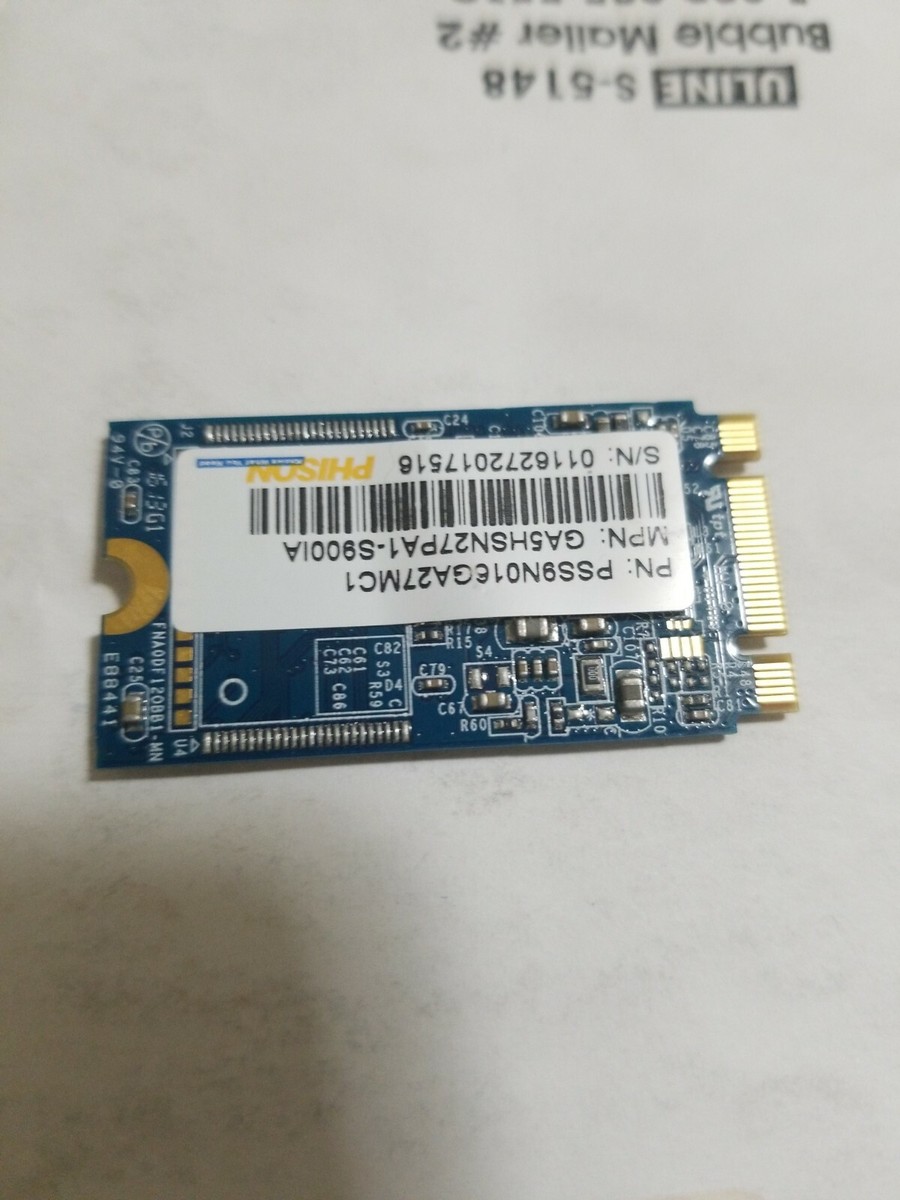 Phison Pss9n016ga27mc1 16gb M.2 SSD Solid State Flash Module