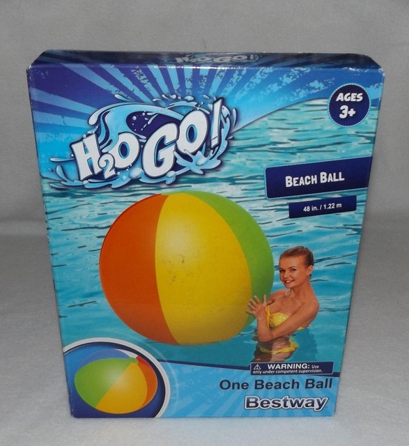 H2ogo Bestway HUGE 48" Inflatable Beach Ball for sale online eBay
