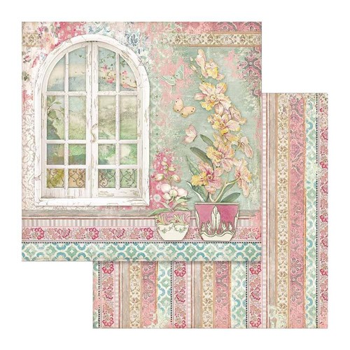 Stamperia ORQUÍDEAS Y GATOS - 8" X 8" Papel Doble Cara - 10 HOJAS - Imagen 7 de 12