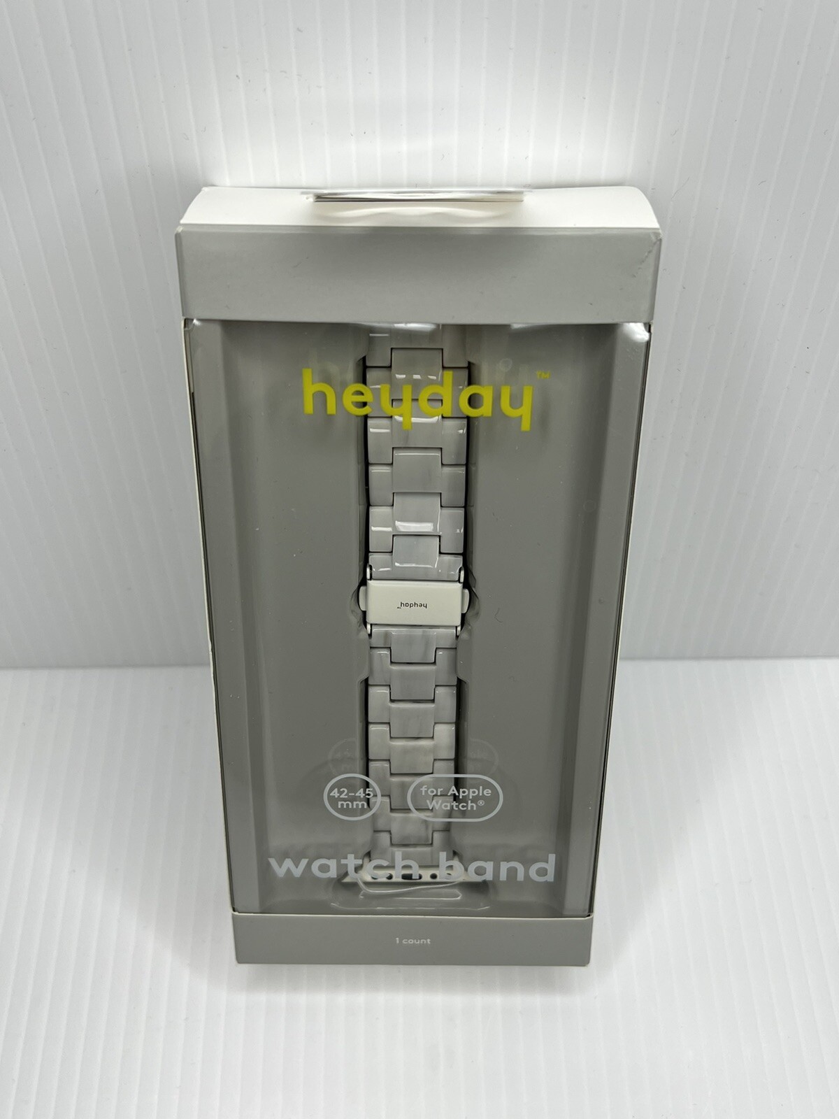 heyday Apple Watch Band 42 45 mm Sizing Tool Included Resin White eBay