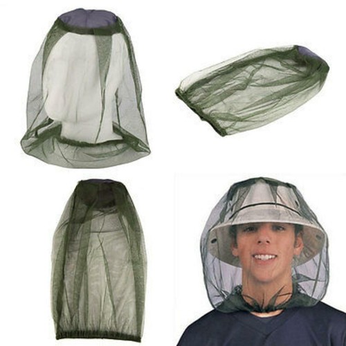 Mosquito Head face Net cover Insect Fly Mesh Face Protector Travel Camping - Picture 10 of 15