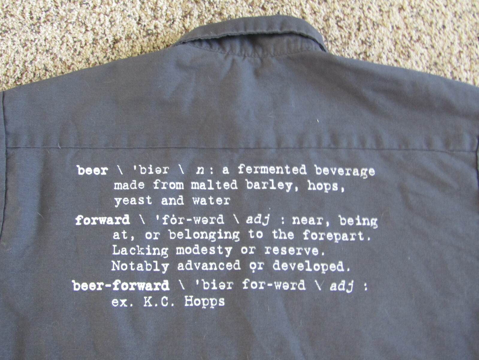 RED KAP BARLEY'S BEER PATCH FERMENTED BEVERAGE MA… - image 3