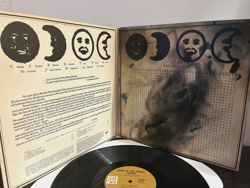 Signs Of The Zodiac - CANCER (1969) - 12" Vinyl Record LP - VG+ - Picture 3 of 4