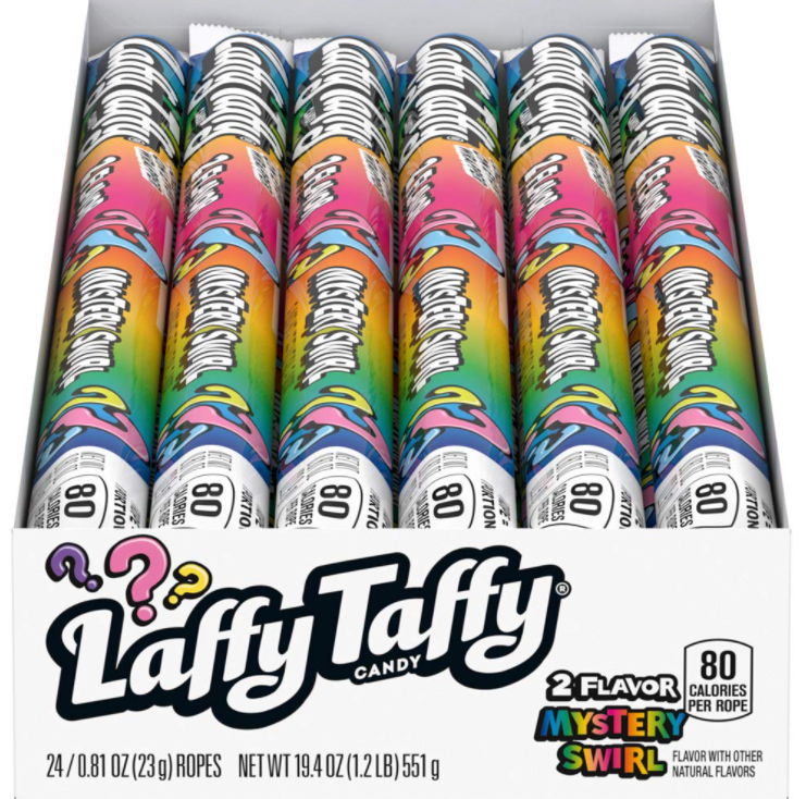 Buy Laffy Taffy 209-00069 Candy Ropes, Strawberry - 24 Pack online