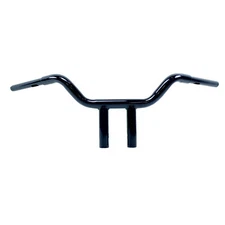 Black T-Bar Handlebar 1-1/4'' Diameter Rise for Harley Softail Dyna Sportster 