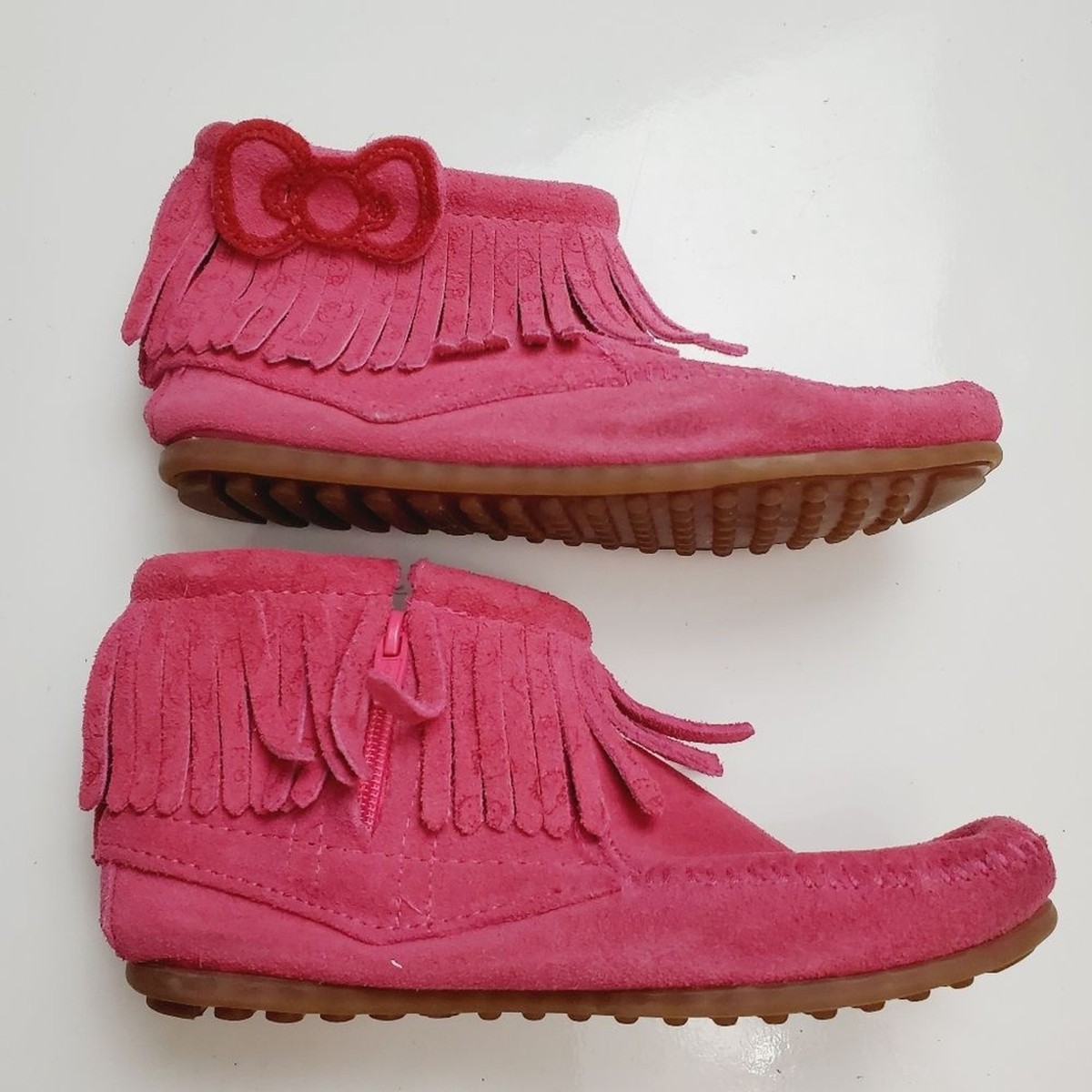 Boots Minnetonka Kitty Minnetonka Womens Hello Kitty Fringe Boots