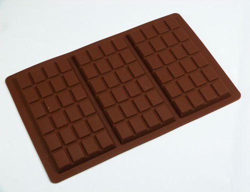 3 celdas (95 g) Gran barra de caramelo de chocolate molde profesional silicona utensilios a presión - Imagen 2 de 3