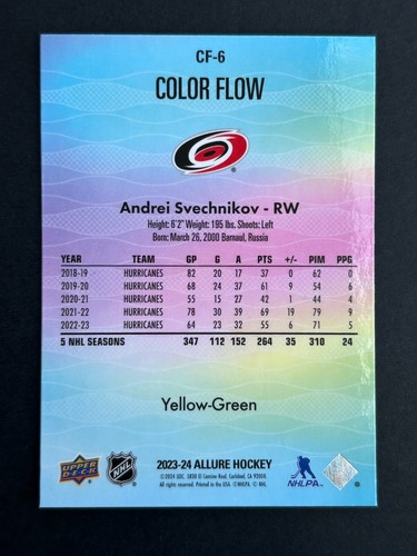 2023-24 Upper Deck Allure - Color Flow Parallels - Pick your cards! - Picture 119 of 213