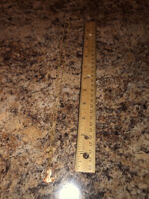 24'' Goldene Kette mit Cut-Out Penny 1981 Datum