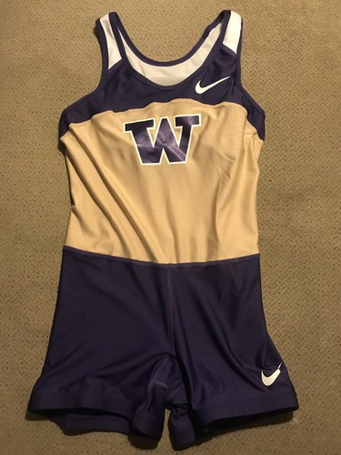 Womens Nike Pro Elite Washington Huskies Track Uni