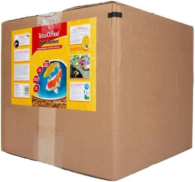 TetraPond Koi Vibrance 16,5 libras, palos suaves, alimento flotante para estanque Foto 4 de 4