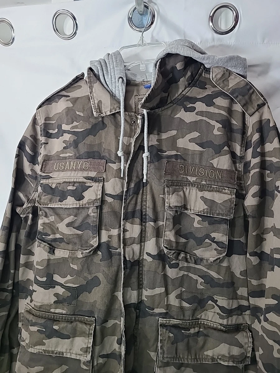 H&m mens camo clearance jacket