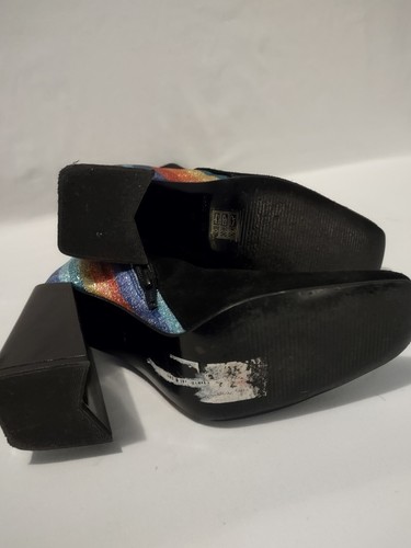 Free People X Farylrobin Marley Spectrum Heel Boot Women's 37 US 7 Rainbow Boho - Picture 14 of 20