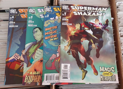 Superman First Thunder Shazam #1 - 4 Complete Set