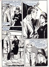 PANIQUE A WAKE PLANCHE ORIGINALE OSS 117 ADAPTATION BD ROMAN JEAN BRUCE page 113