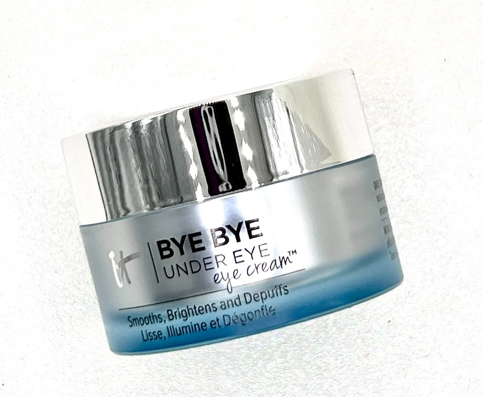 Crema para debajo de los ojos IT Cosmetics Bye Bye suaviza despuffs nueva en caja 0,5 OZ Foto 3 de 3