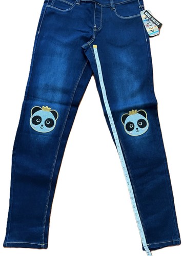 DELIA*S GIRL Pull on Jeans NWT Girls SZ 16 Blue PANDAS - Picture 7 of 13