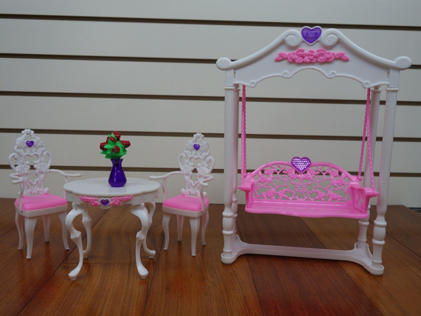 Gloria,Barbie Size Doll  Furniture/(2619) Rose Palace Garden Swing Leisure Time