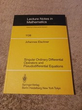 Singular Ordinary Differential Operators and Pseudodifferential Equations
