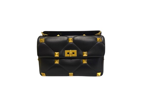 Valentino Garavani Romanstud Large Shoulder Bag Black XW2B0I60 BSF 0NO 122696170