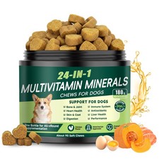24-in-1 Dog Vitamins and Supplements, Dog Multivitamin Chewable for All Dog