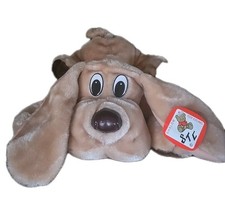 Vtg Nwt Shalom Toy Company Beagle Hound Dog Pup 14 Plush Beige Rare Vinyl Nose