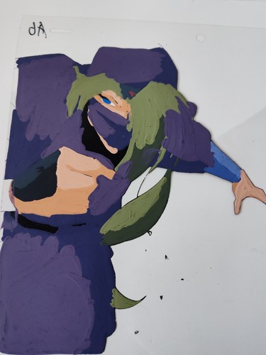 LA BLUE GIRL TOSHIO MAEDA ANIME HANDBEMALT ANIMATION PRODUKTION CEL RANMARU - Bild 8 von 11