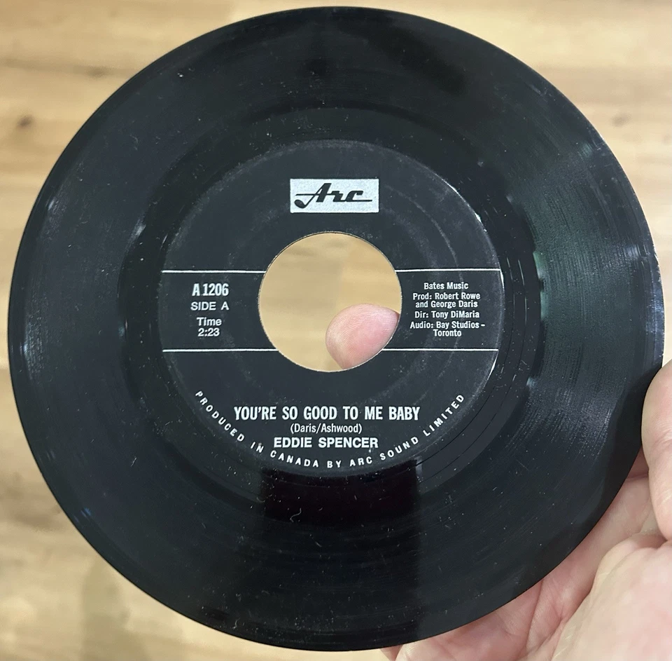 RARE Canada Northern Soul 45 EDDIE SPENCER If This Is Love ARC PRECISIONS EX* Foto 4 de 4