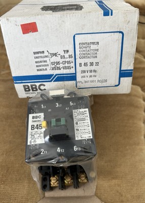BBC Petercem B45 30 22, 220V 50Hz   13-22kW, Contactor schützschalter