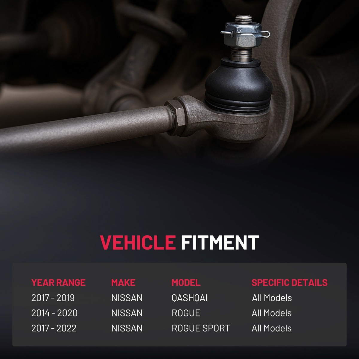 エスティローダー OEM '20-'21 Nissan Frontier 3.8L Outer Tie Rod End - Passenger