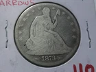 1873- Seated Liberty Half Dollar