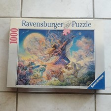 1000 Teile Puzzle RAVENSBURGER "ELFENTANZ" 2 Teile fehlen