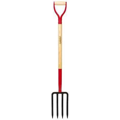 Garden Fork,4-Tine Spading Fork,Compost Fork,Steel Digging Fork,45Inch,Steel ...