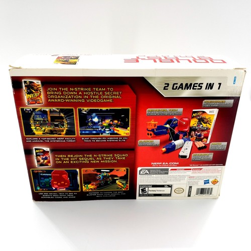 Nerf N-Strike Double Blast Bundle Nintendo Wii Brand New Factory Sealed - Picture 3 of 6