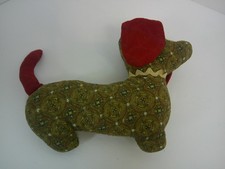 Handmade Sawdust Dachshund Plush Weenie Dog Weiner Puppy Stuffed Animal Toy