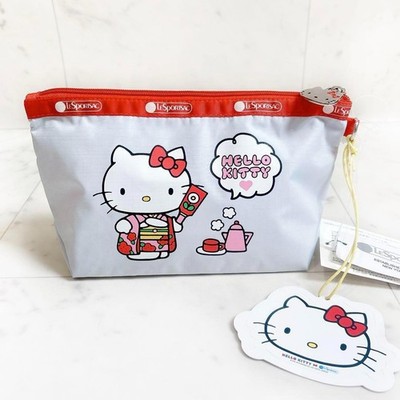 LeSportsac Hello Kitty 45th Anniversary Kimono Tasche Neu mit Etikett
