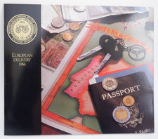 Rare 1986 MERCEDES-BENZ Original EUROPEAN DELIVERY Dealer Sales Brochure catalog