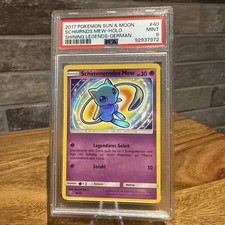 Pokémon TCG Schimmerndes Mew 40/73 Shining Legends Holo Rare Deutsch PSA 9