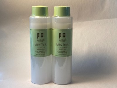 Pixi Milky Tonic Jojoba Milk & Oat Soothing Toner 17oz (2 x 8.5oz) - New