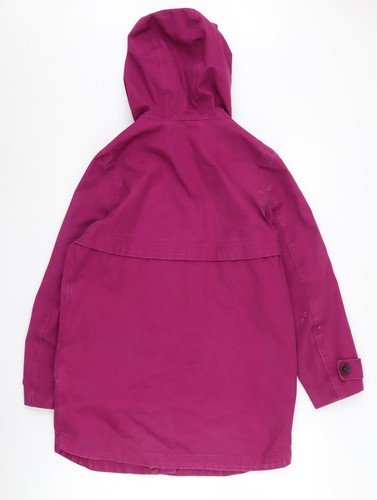 Joules Damen Regenmantel rosa Größe 8 mit Kapuze wasserdicht - Bild 2 von 12