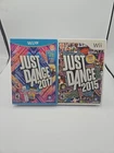 Nintendo Wii/Wii U Just Dance Games: Just Dance 2015 & Just Dance 2017 UNTESTED
