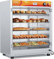 133Qt 5-Tier 900W Commercial Food Warmer W/ 304 Blued Stainless Steel Heating El