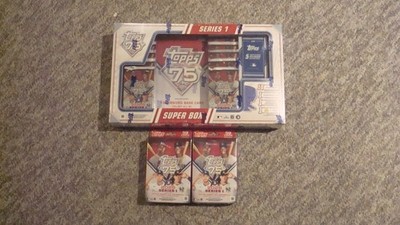 2026 Topps Baseball Series 1 Factory Sealed Super Box & 2x Hangers Sealed Box