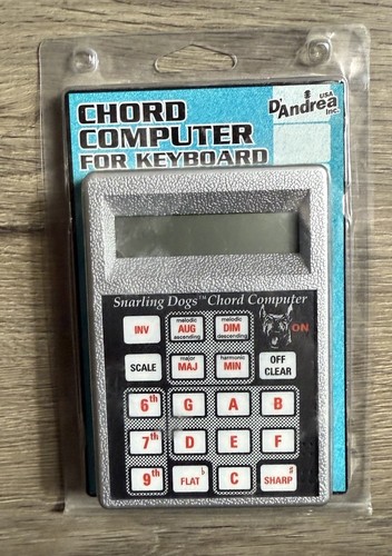 Snarling Dogs Teclado Acordes Computadora CC-1 D’Andrea SELLADO DE FÁBRICA NUEVO
