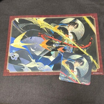 Erha and His White Cat Master Collaboration Cafe Bonus Placemat Coaster