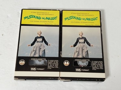The Sound of Music Part 1 and 2 VHS Magnetic Video Corp 1980 First Release