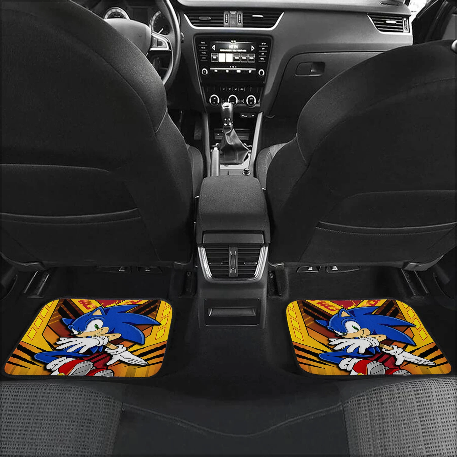 Sonic Car Floor Mats Cartoon Auto Accessories Sega Hedgehog Gift