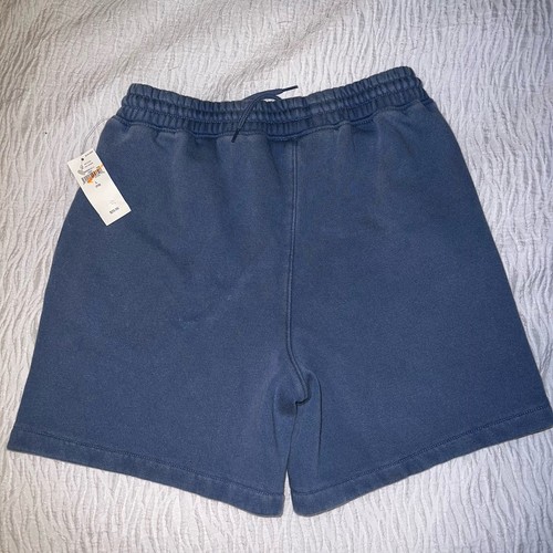 NWT Gap Kids Distressed Blue Soft Sweat Shorts Sz Large 10 Drawstring Waste - Picture 4 of 5