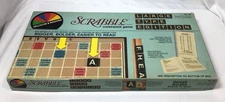 Vintage Selchow and Righter 1982 Scrabble Game - Large Type Edition